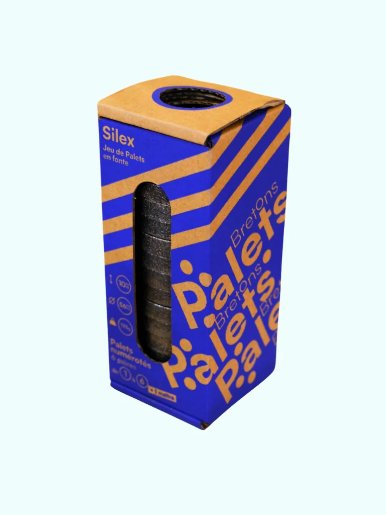 Coffret à fenêtre carton conçu pour les palets bretons Atousport